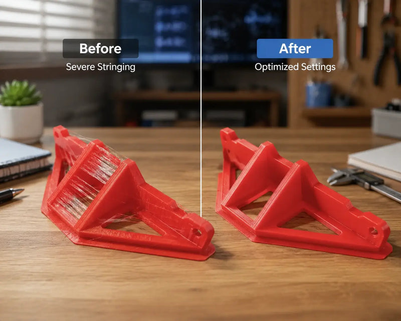 PLA Stringing: Causes, Troubleshooting & How to Fix It