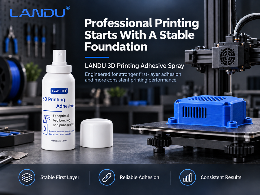 LANDU 3D Printer Bed Adhesion Spray 120ml