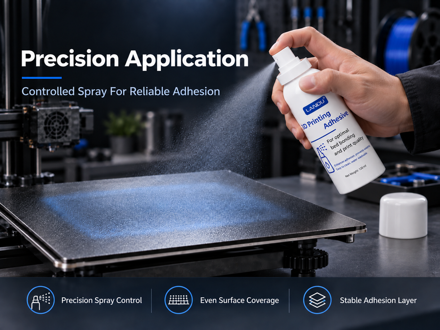LANDU 3D Printer Bed Adhesion Spray 120ml