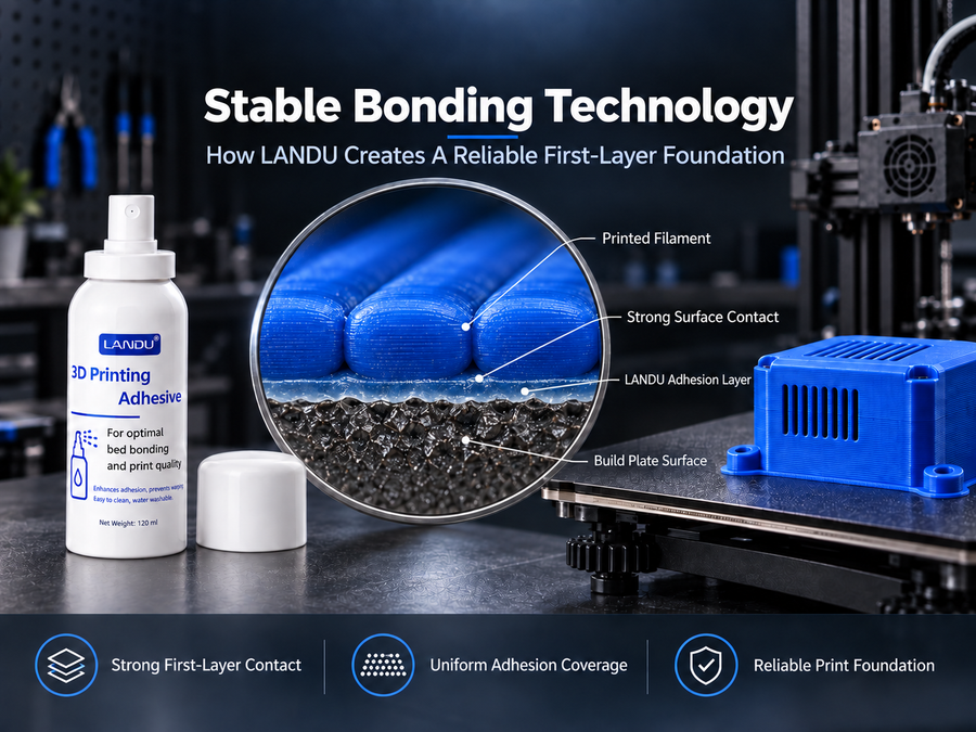 LANDU 3D Printer Bed Adhesion Spray 120ml