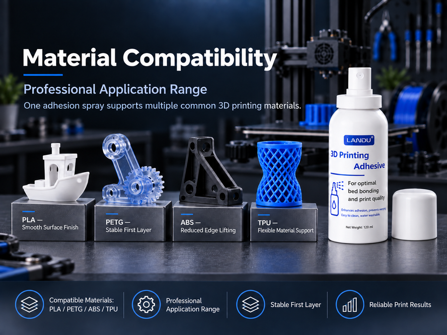 LANDU 3D Printer Bed Adhesion Spray 120ml