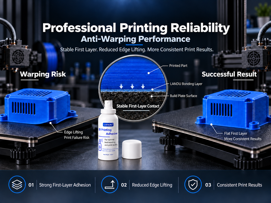 LANDU 3D Printer Bed Adhesion Spray 120ml