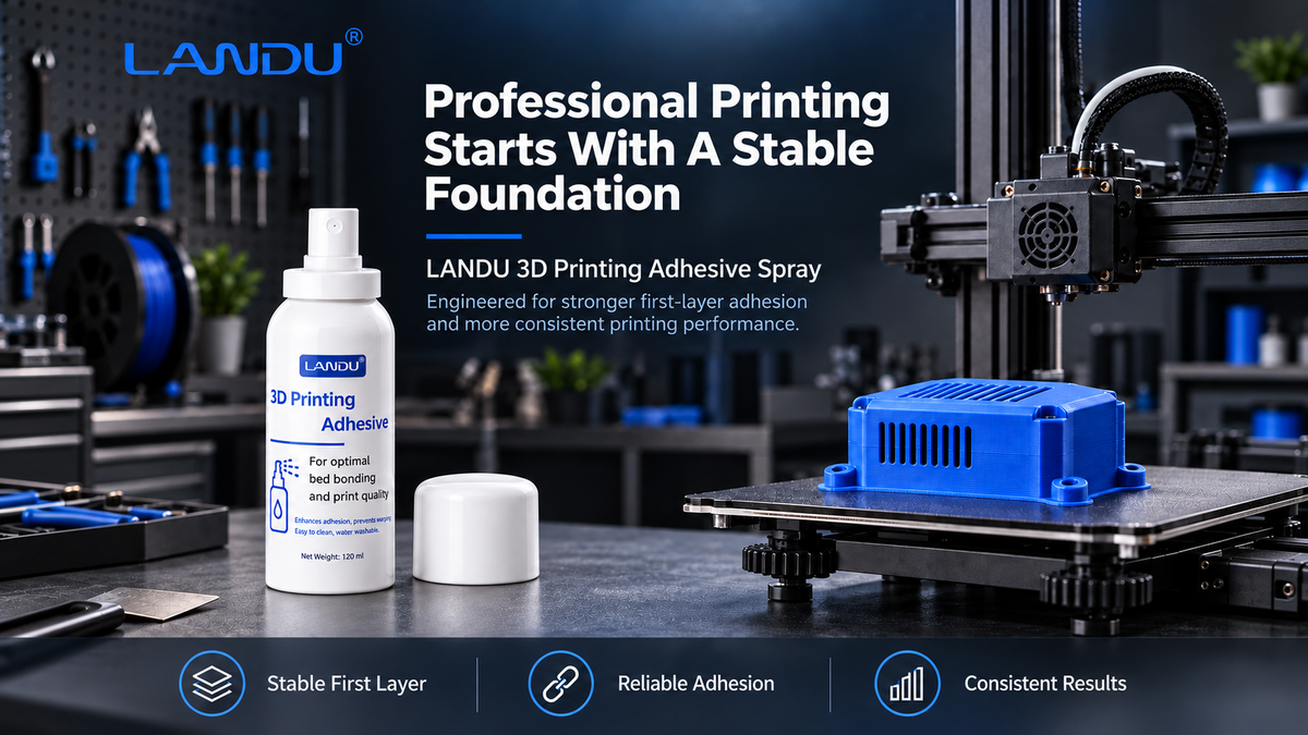 LANDU 3D Printer Bed Adhesion Spray 120ml