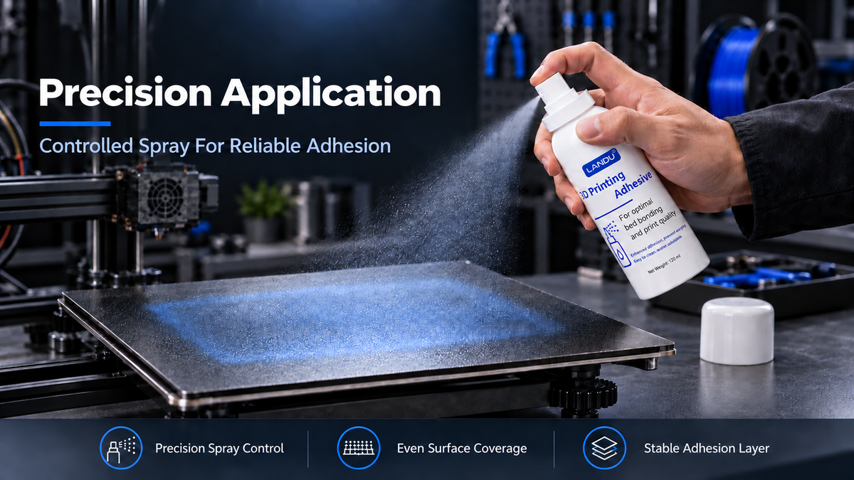 LANDU 3D Printer Bed Adhesion Spray 120ml