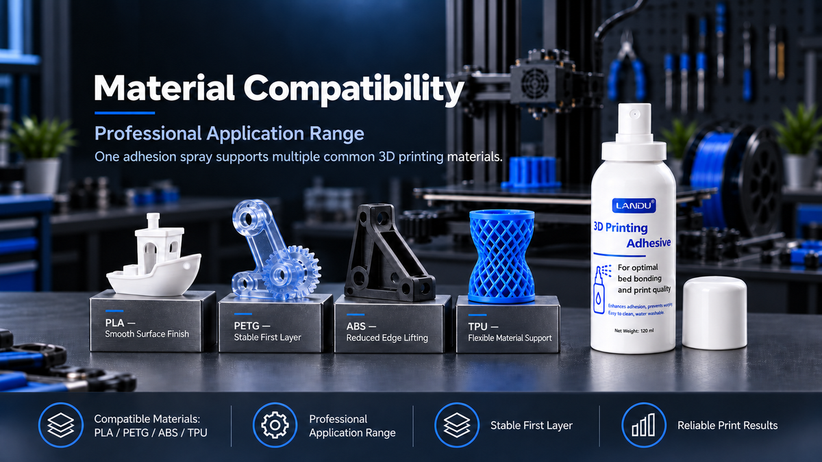 LANDU 3D Printer Bed Adhesion Spray 120ml