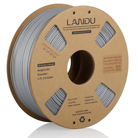 hyper-abs-filament-landu-gray-1.75mm-1kg-front-view