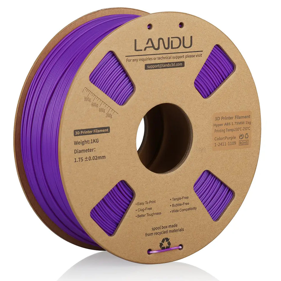 hyper-abs-filament-landu-purple-1.75mm-1kg-front-view