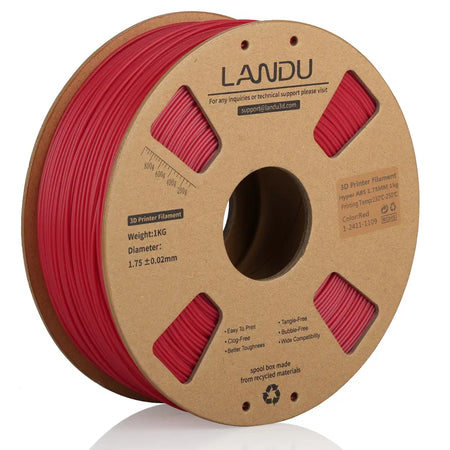 hyper-abs-filament-landu-red-1.75mm-1kg-front-view