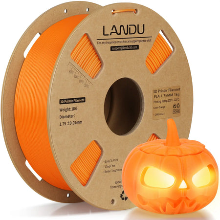 pla-filament-landu-1.75mm-orange-1kg-front-view