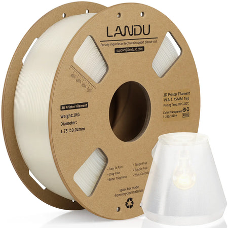 pla-filament-landu-1.75mm-transparent-1kg-front-view