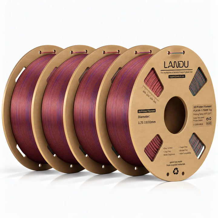 LANDU Seiden-PLA-Trifarbenfilament 1,75 mm 1 kg