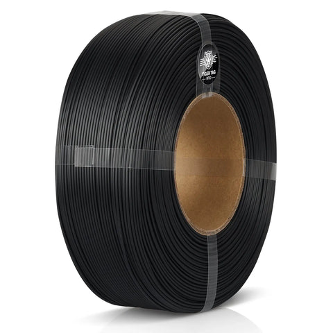 LANDU Black Refill Hyper ABS 3D printer filament 1kg spool-less coil with Tiger Tag RFID for high-speed engineering prints.
