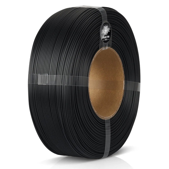 LANDU Black Refill Hyper ABS 3D printer filament 1kg spool-less coil with Tiger Tag RFID for high-speed engineering prints.