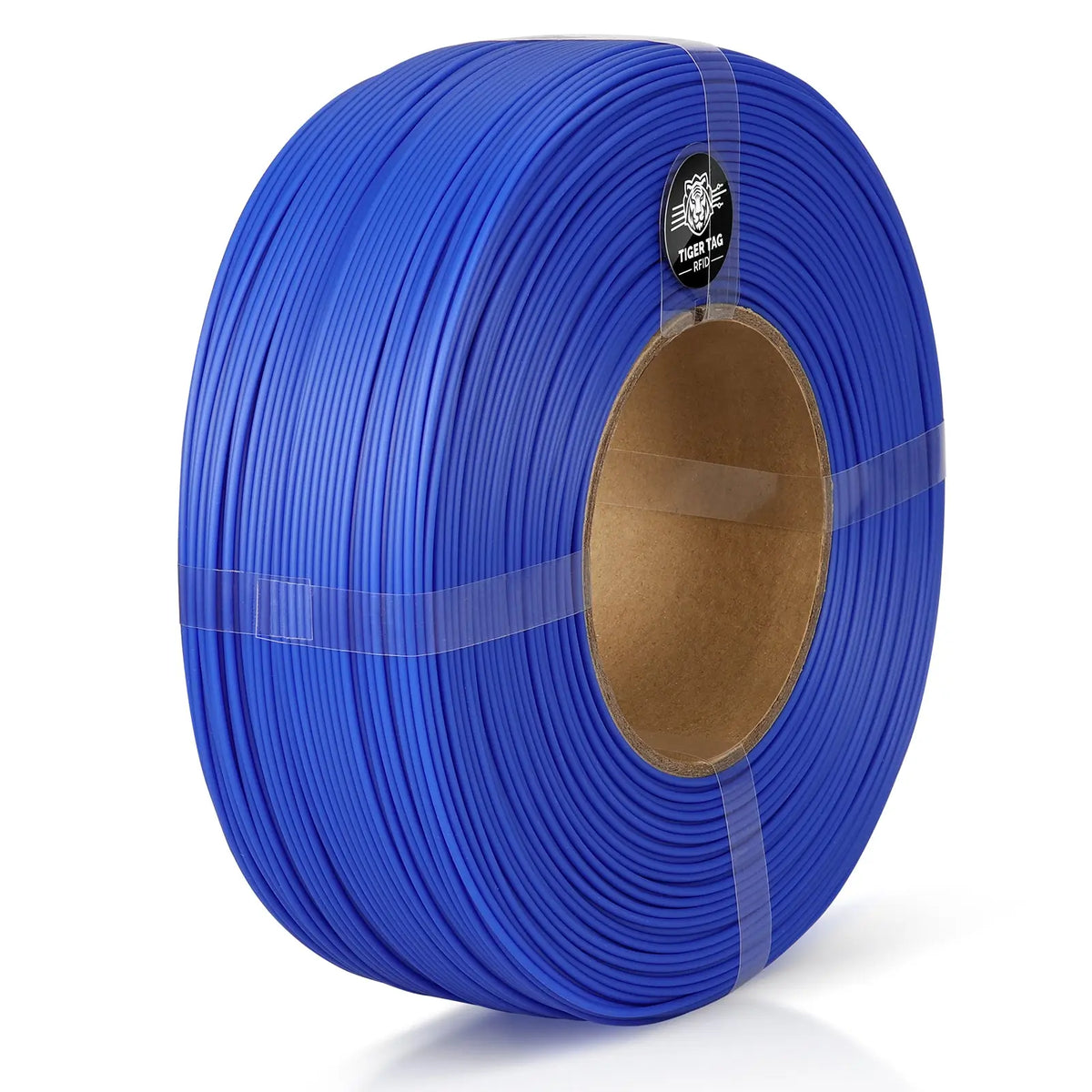 LANDU Blue Refill Hyper ABS 3D printer filament 1kg spool-less coil featuring neat winding.