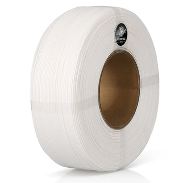 LANDU White Refill Hyper ABS 3D printer filament 1kg spool-less coil featuring neat winding and eco-friendly design.