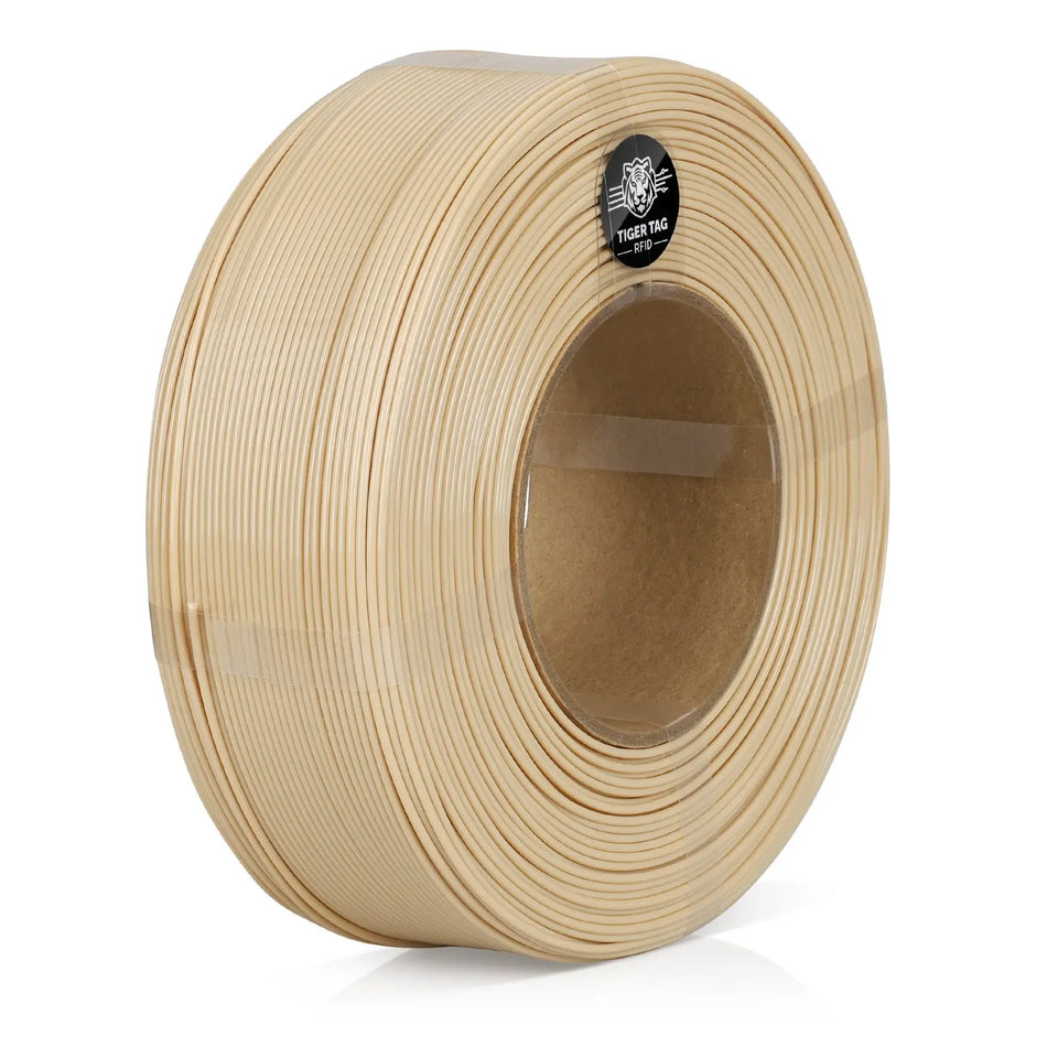 LANDU Beige Refill Hyper PETG 3D printer filament 1kg spool-less refill with smart RFID tag.