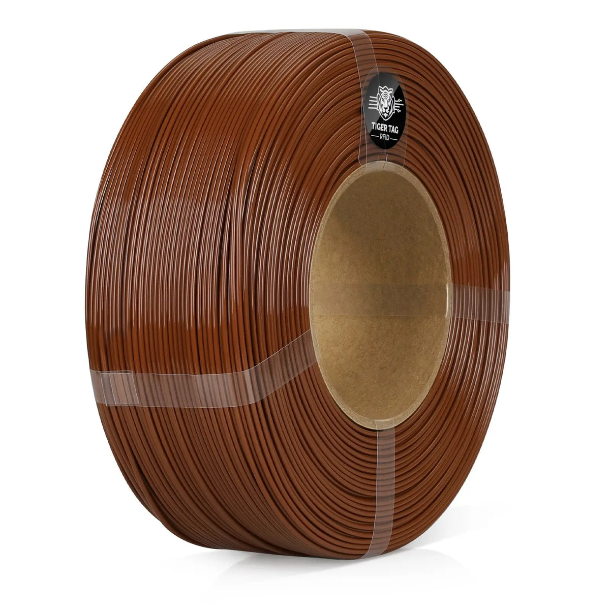 LANDU Brown Refill Hyper PETG 3D printer filament 1kg spool-less refill coil.