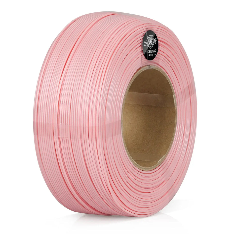 LANDU Pink Refill Hyper PETG 3D printer filament 1kg spool-less coil with Tiger Tag RFID.