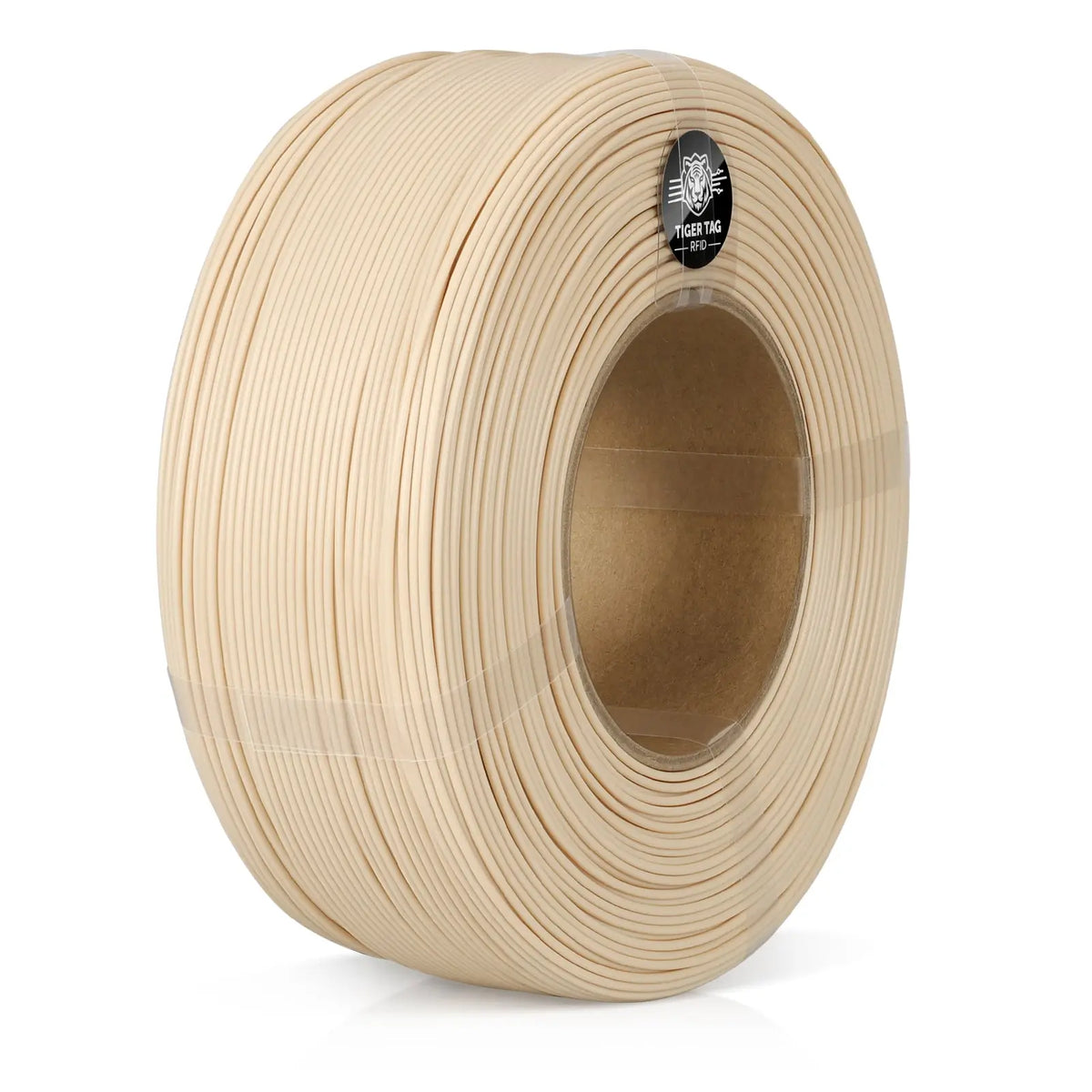 LANDU Beige Refill PLA Basic 3D printer filament 1kg spool-less refill coil with RFID tag.
