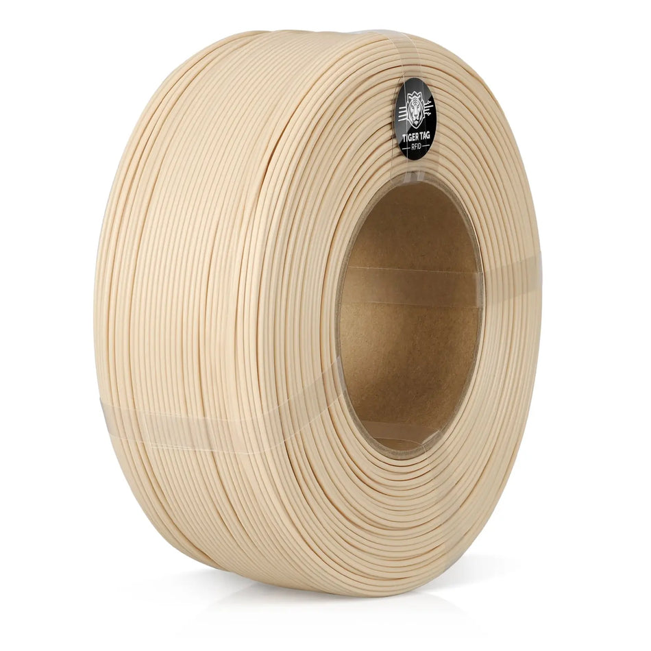 LANDU Beige Refill PLA Basic 3D printer filament 1kg spool-less refill coil with RFID tag.