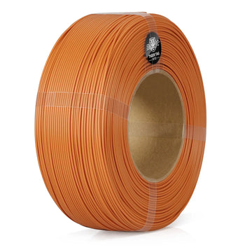 LANDU Brown Refill PLA Basic 3D printer filament 1kg spool-less coil featuring neat winding.