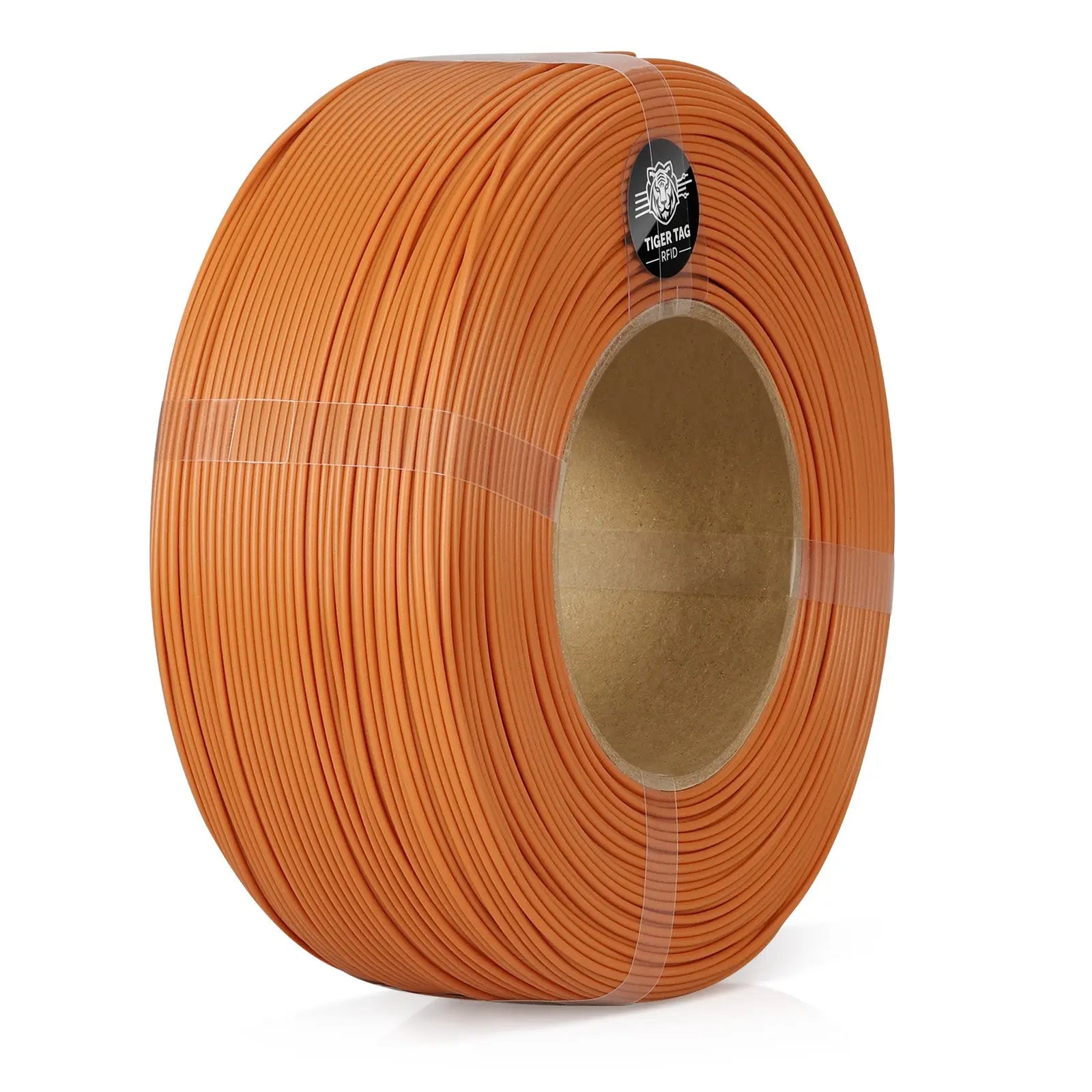 LANDU Brown Refill PLA Basic 3D printer filament 1kg spool-less coil featuring neat winding.