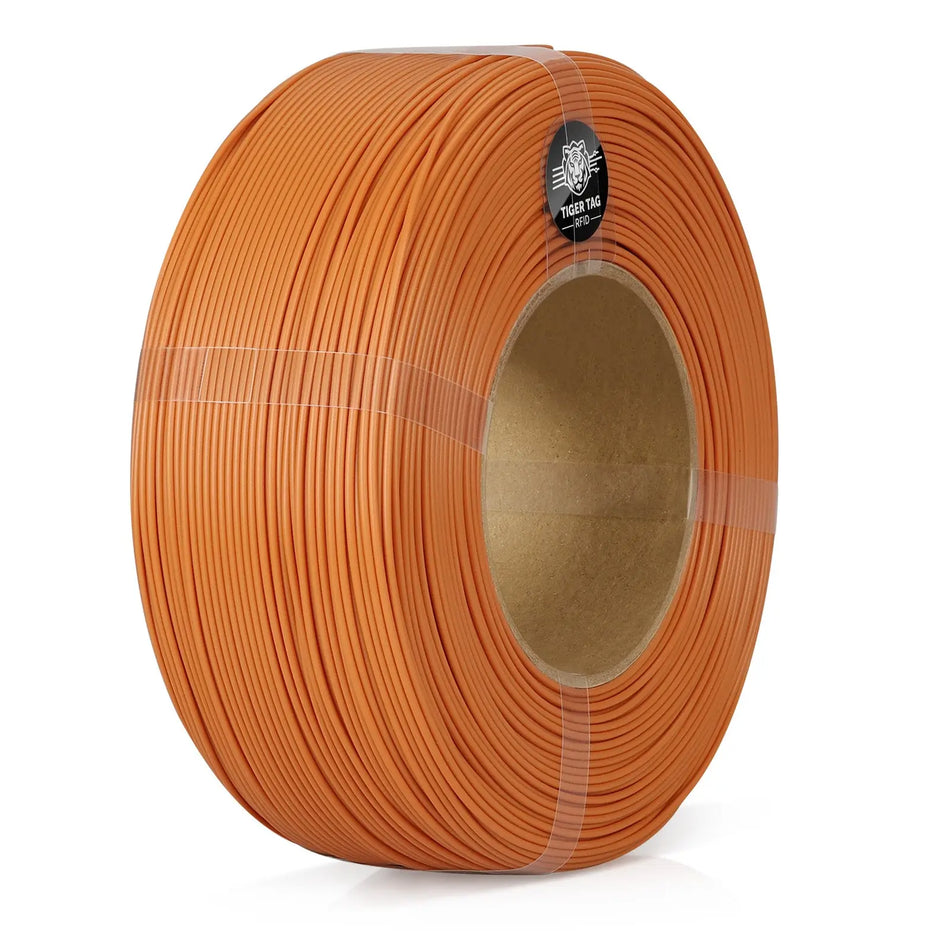 LANDU Brown Refill PLA Basic 3D printer filament 1kg spool-less coil featuring neat winding.