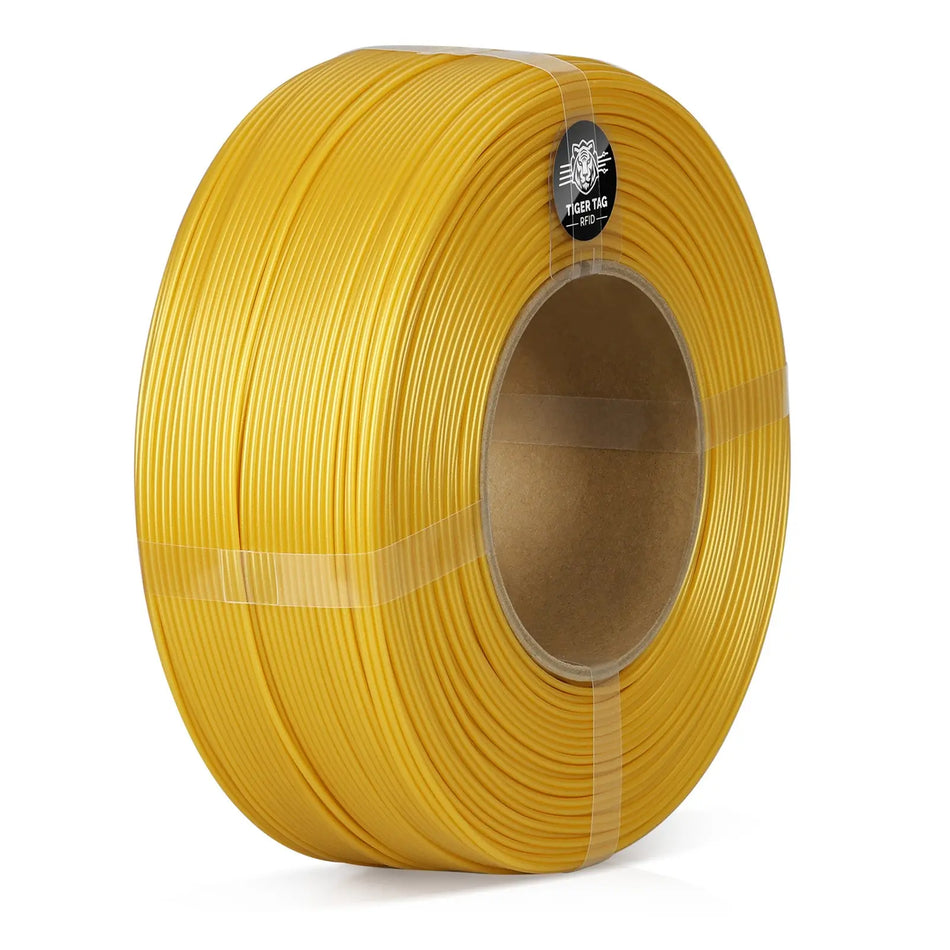 LANDU Gold Refill PLA Basic 3D printer filament 1kg spool-less refill with smart RFID tag.